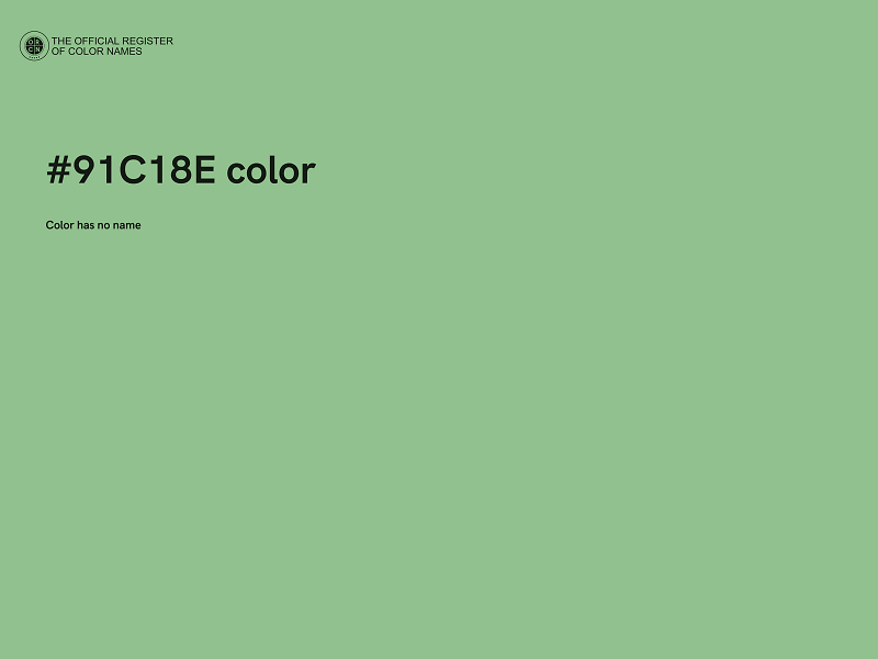 #91C18E color image