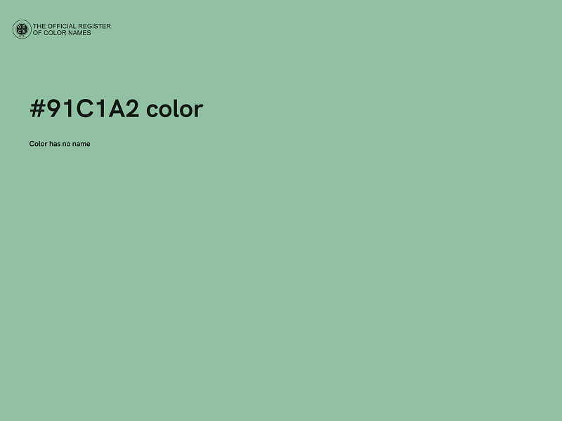 #91C1A2 color image