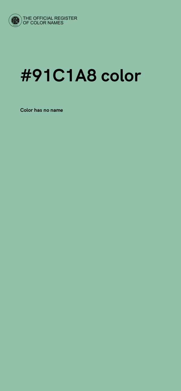 #91C1A8 color image