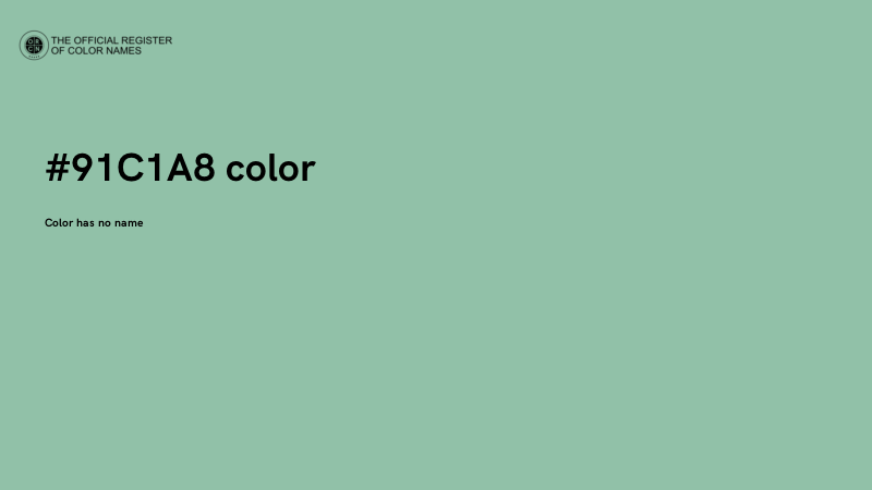 #91C1A8 color image