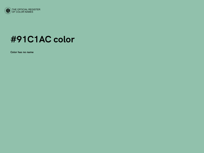 #91C1AC color image