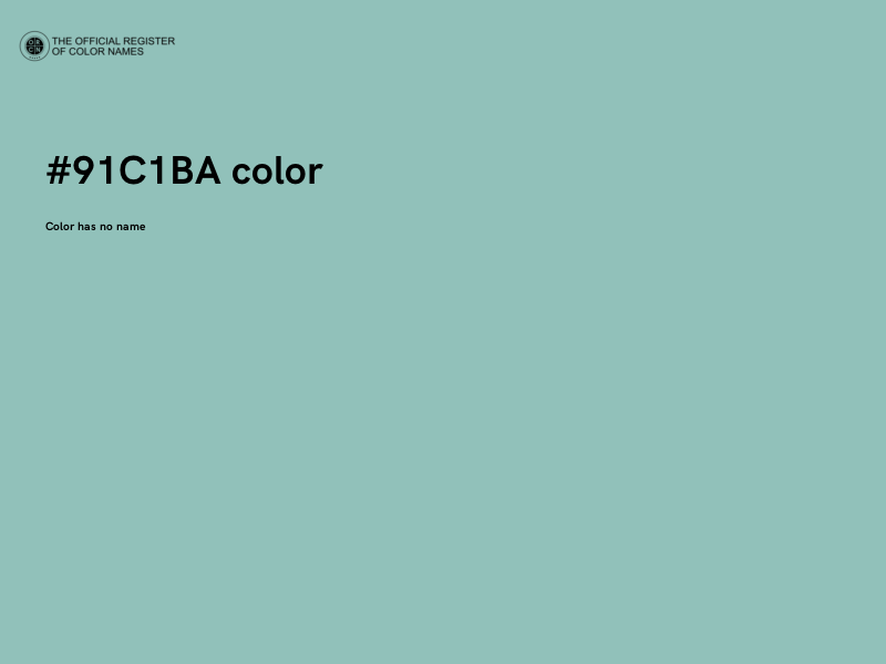 #91C1BA color image