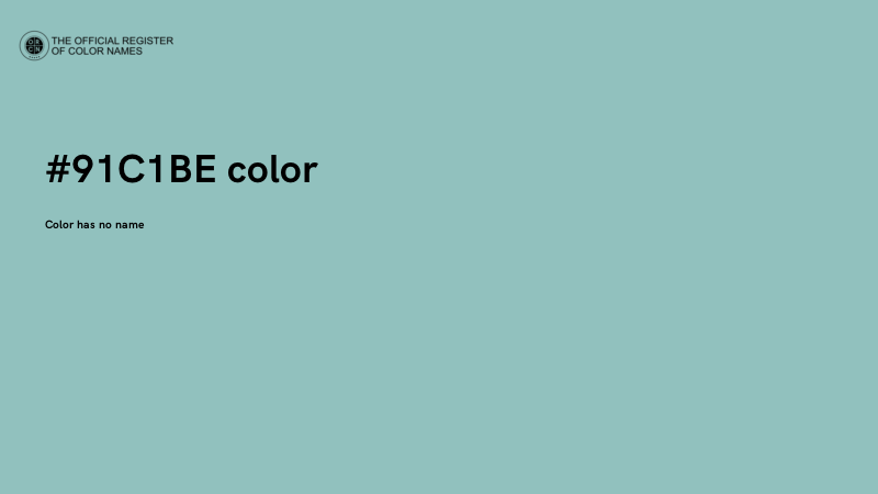 #91C1BE color image