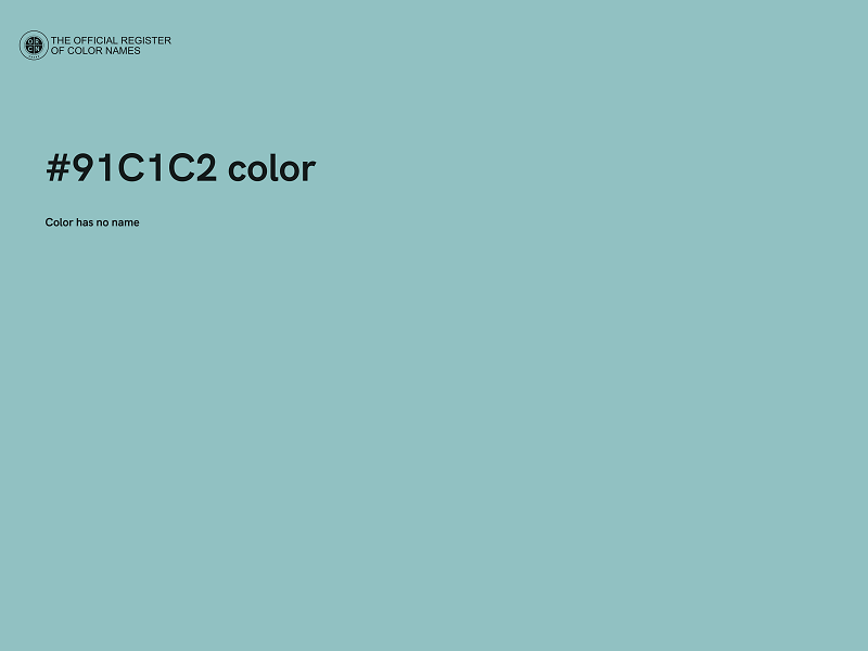 #91C1C2 color image