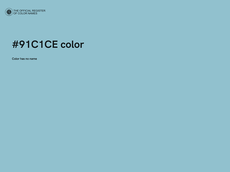 #91C1CE color image