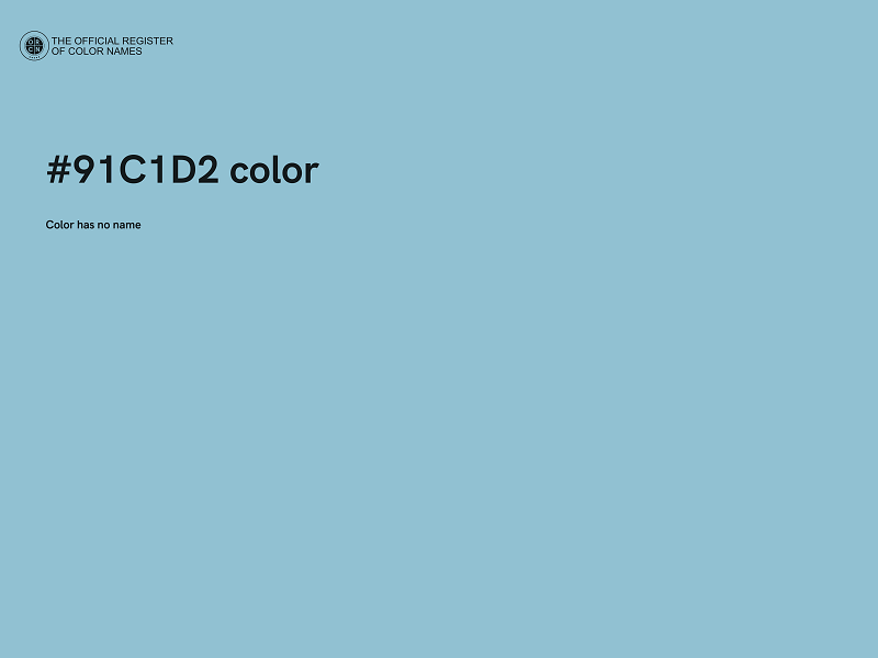 #91C1D2 color image