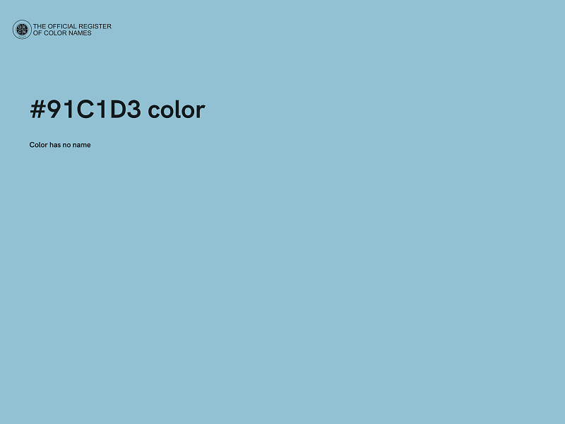 #91C1D3 color image