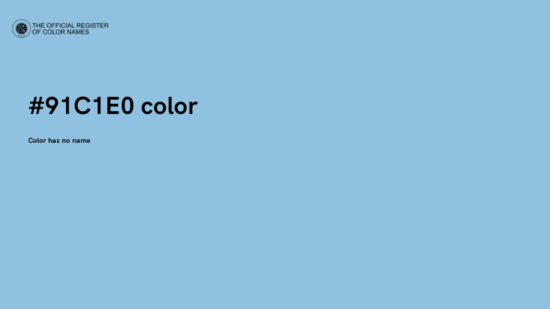 #91C1E0 color image