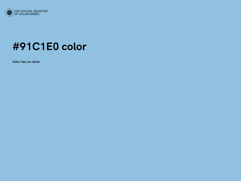 #91C1E0 color image