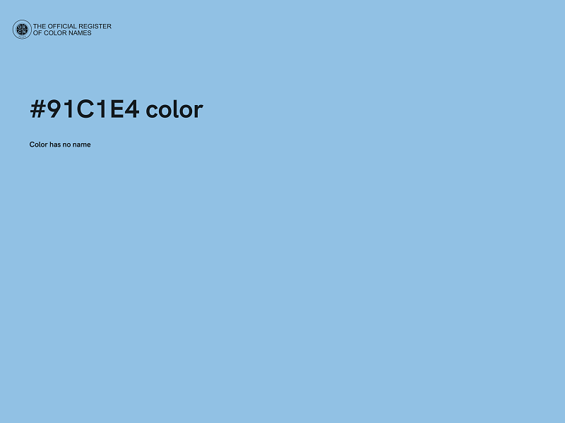 #91C1E4 color image
