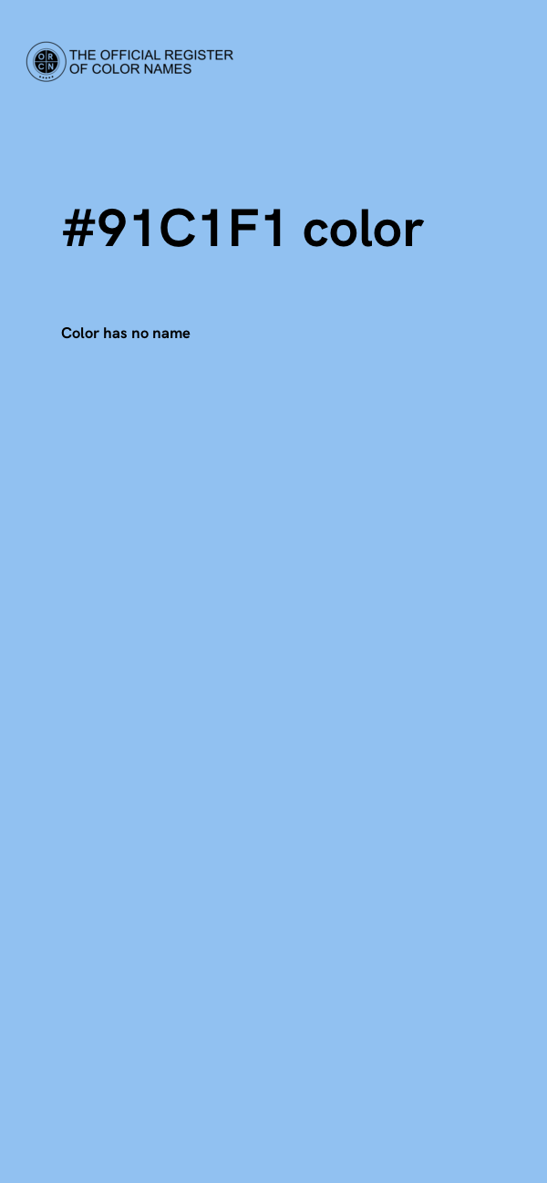#91C1F1 color image