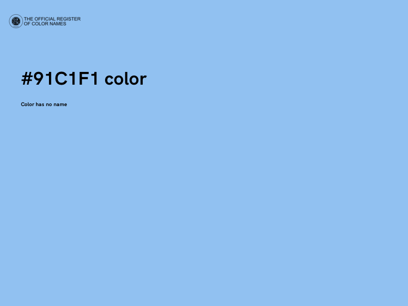 #91C1F1 color image