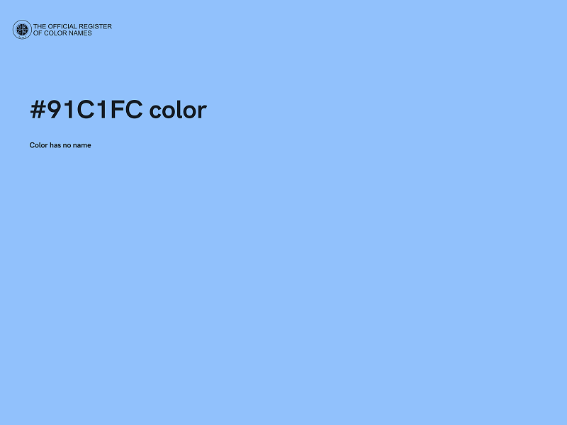 #91C1FC color image