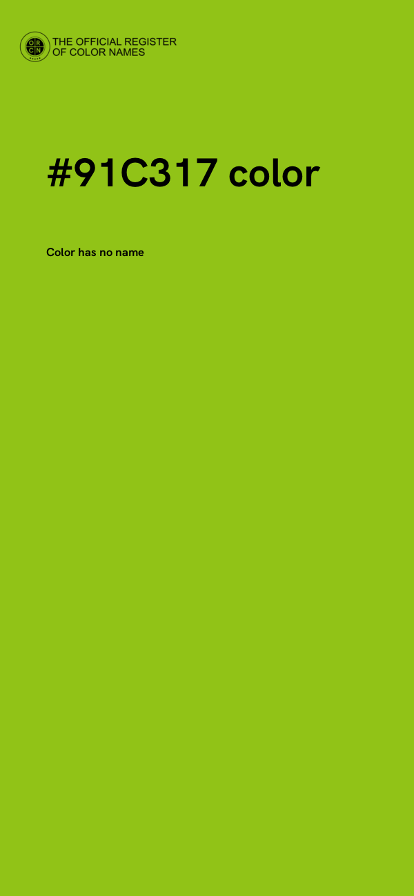 #91C317 color image