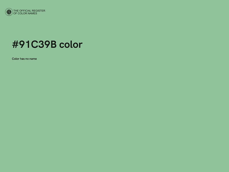 #91C39B color image