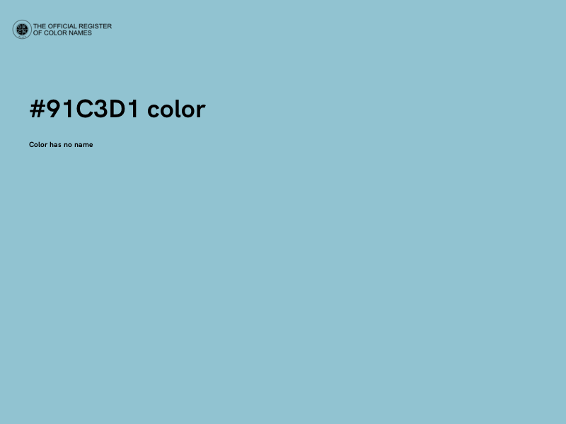 #91C3D1 color image