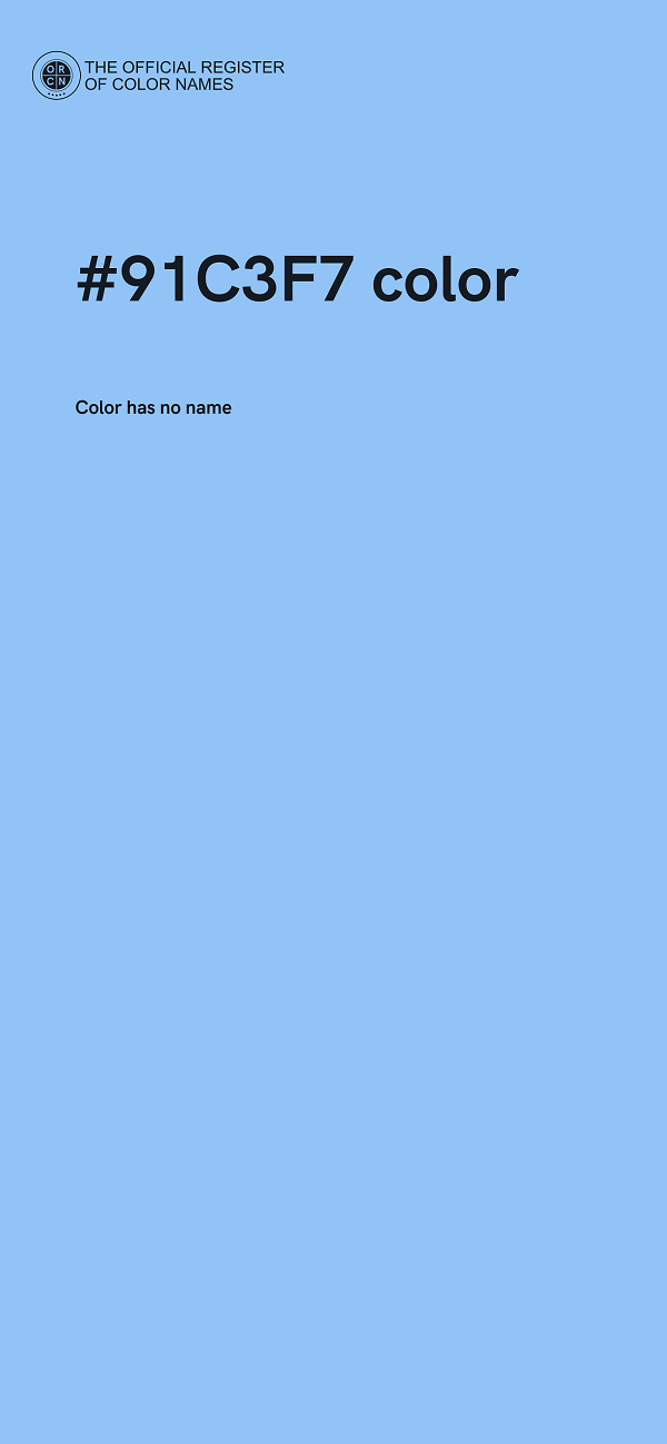 #91C3F7 color image