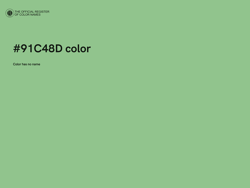 #91C48D color image