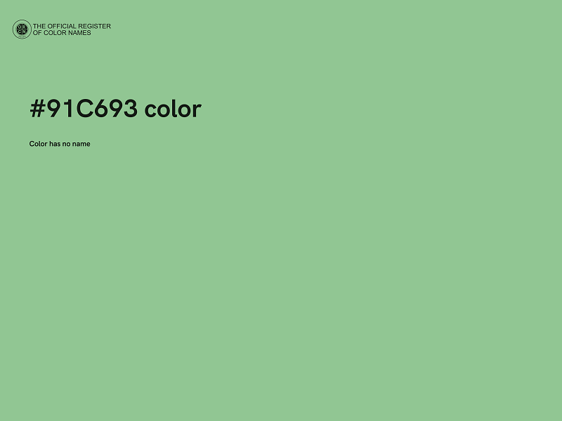 #91C693 color image