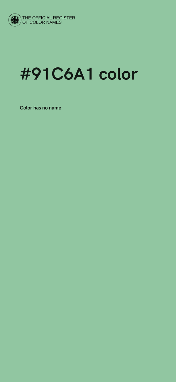 #91C6A1 color image