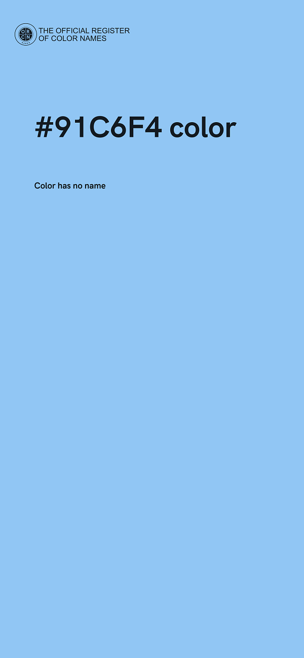#91C6F4 color image