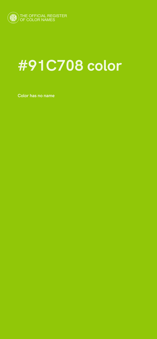 #91C708 color image