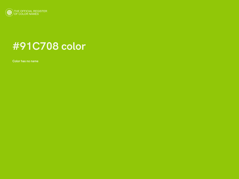 #91C708 color image