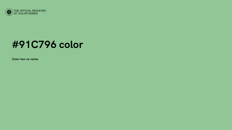 #91C796 color image