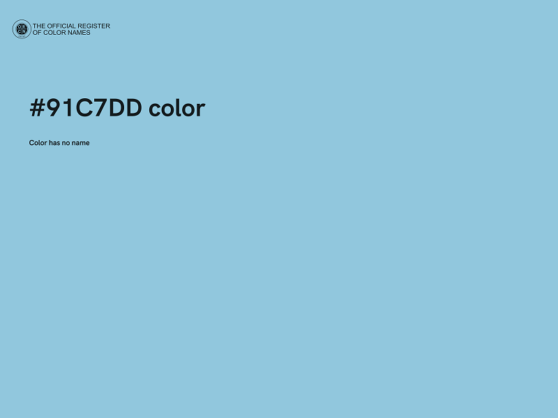 #91C7DD color image