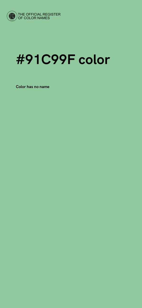 #91C99F color image