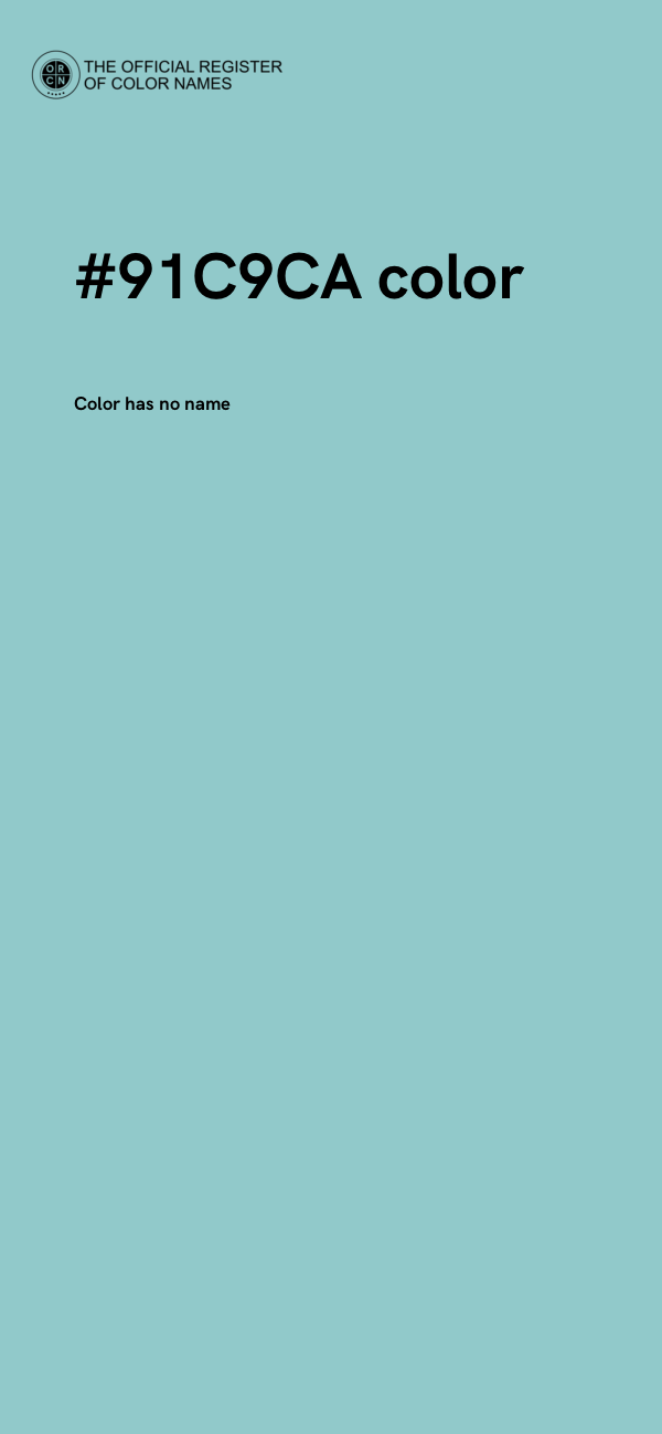 #91C9CA color image