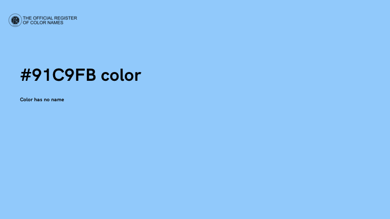 #91C9FB color image