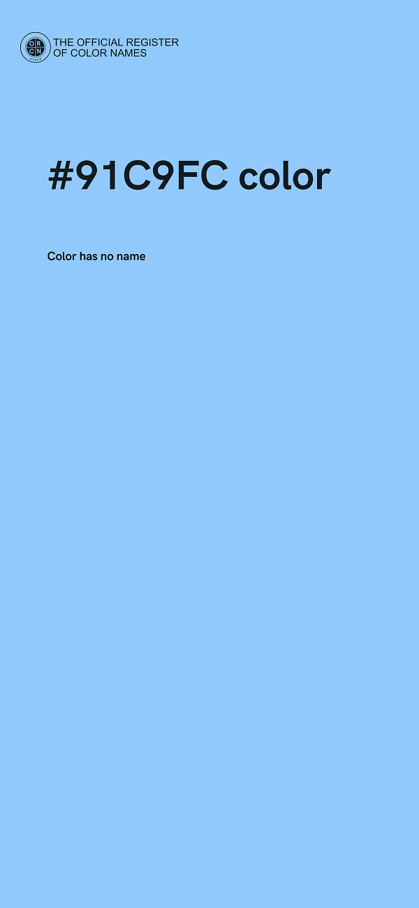 #91C9FC color image