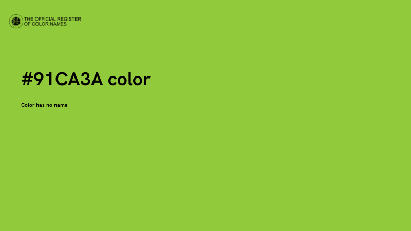 #91CA3A color image