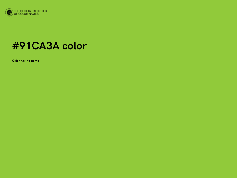#91CA3A color image