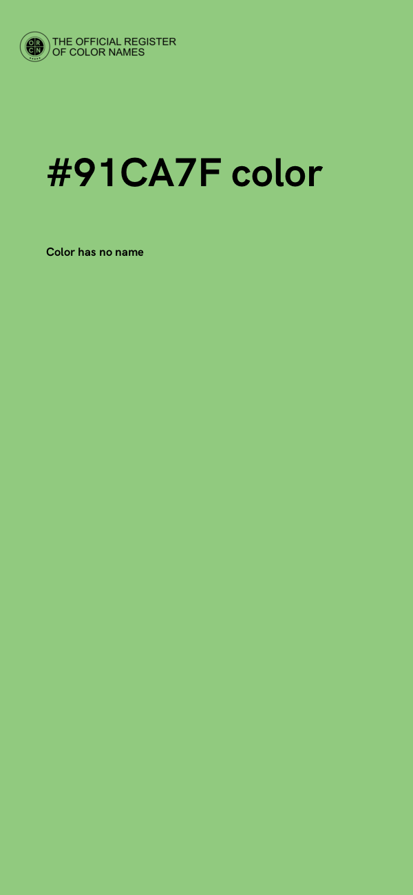 #91CA7F color image