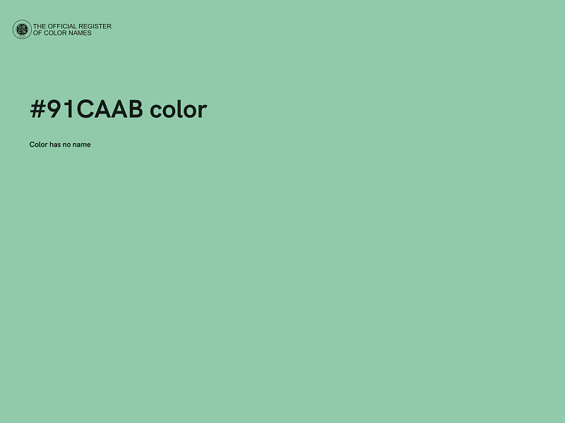 #91CAAB color image