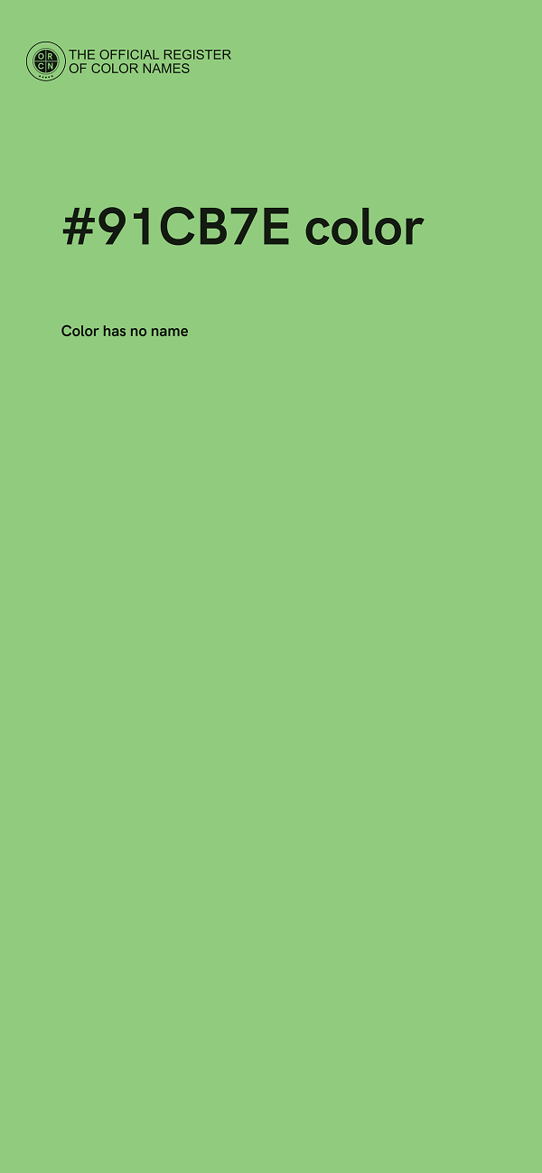 #91CB7E color image