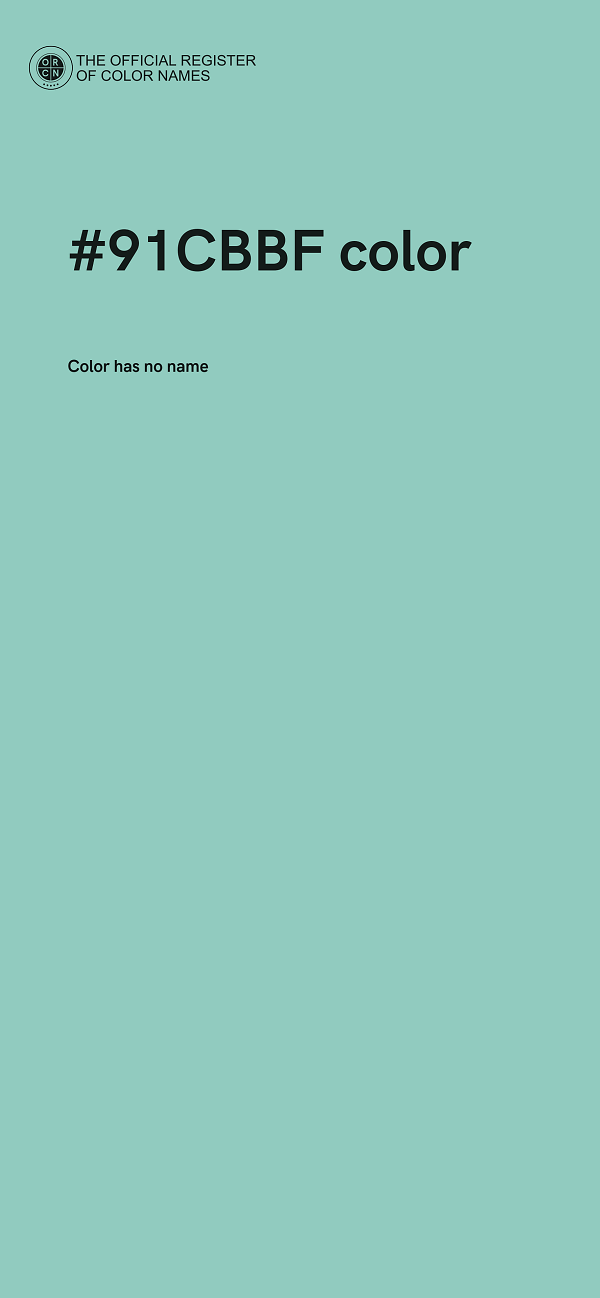 #91CBBF color image