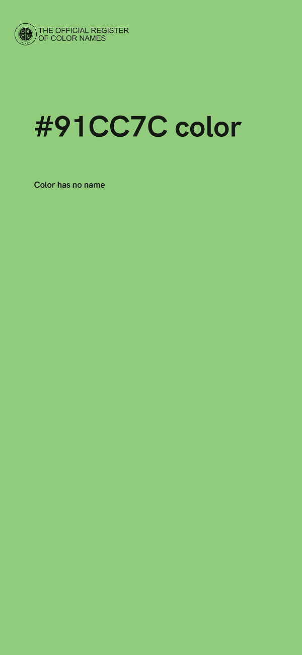 #91CC7C color image