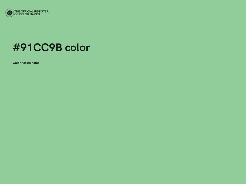 #91CC9B color image