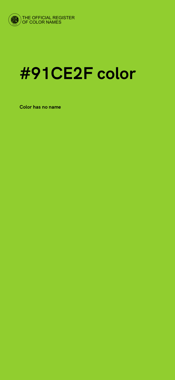 #91CE2F color image