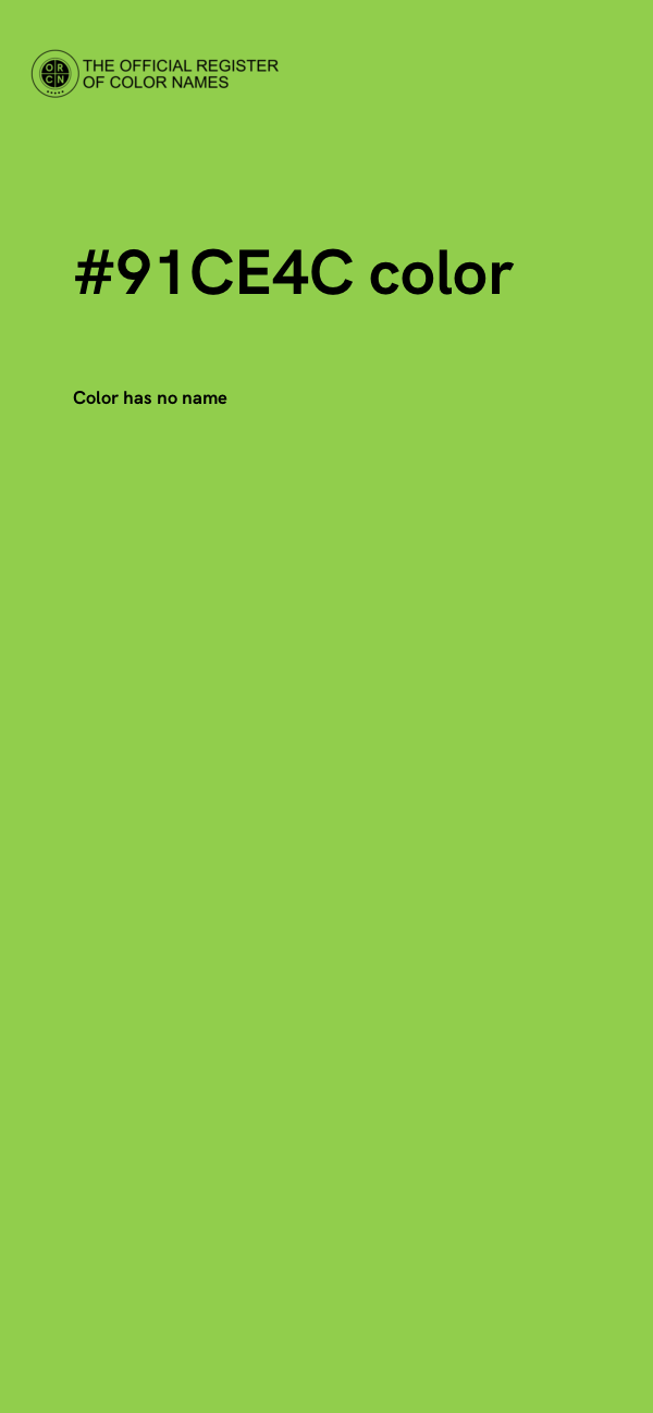 #91CE4C color image