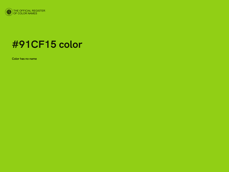 #91CF15 color image