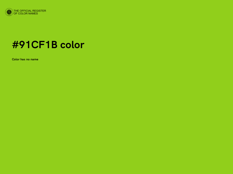 #91CF1B color image