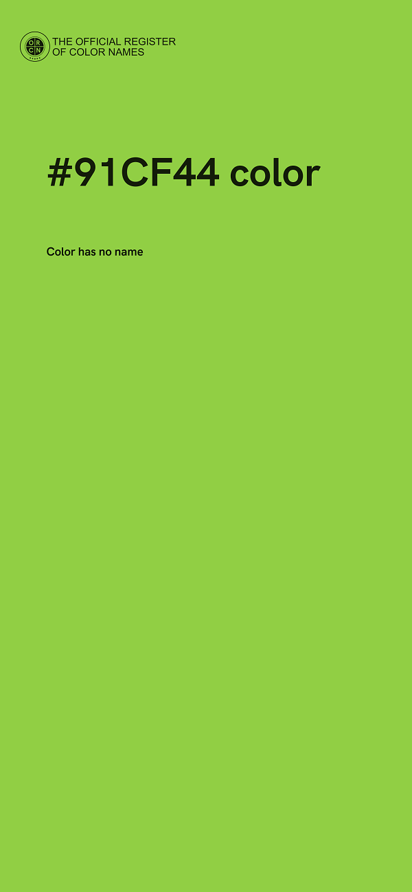 #91CF44 color image