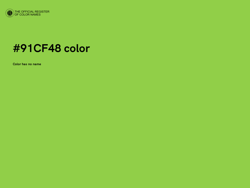 #91CF48 color image