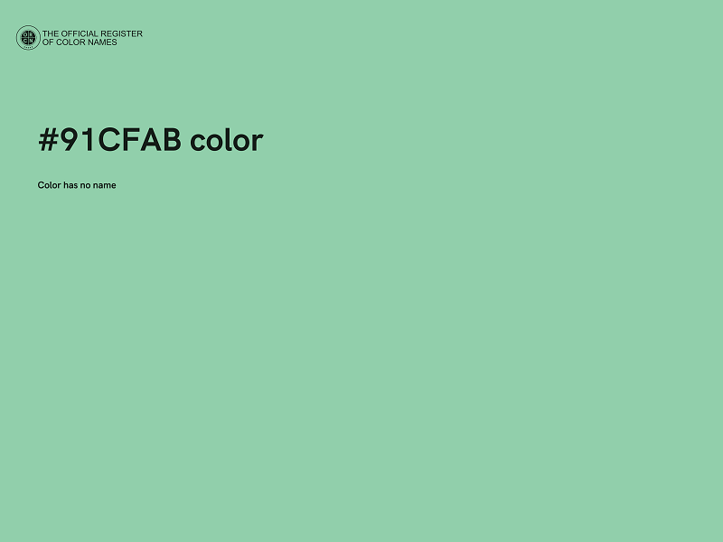 #91CFAB color image