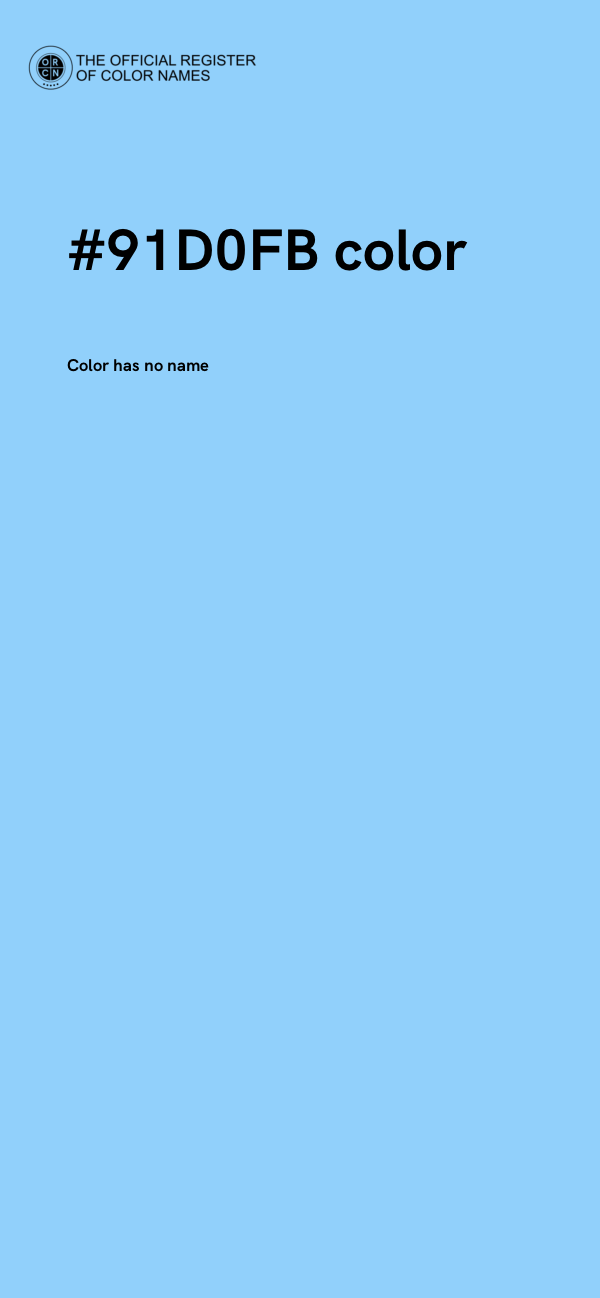 #91D0FB color image