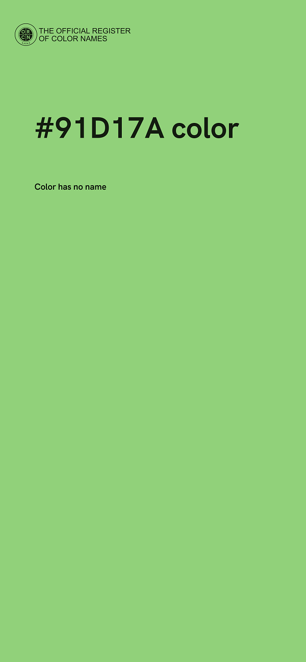 #91D17A color image